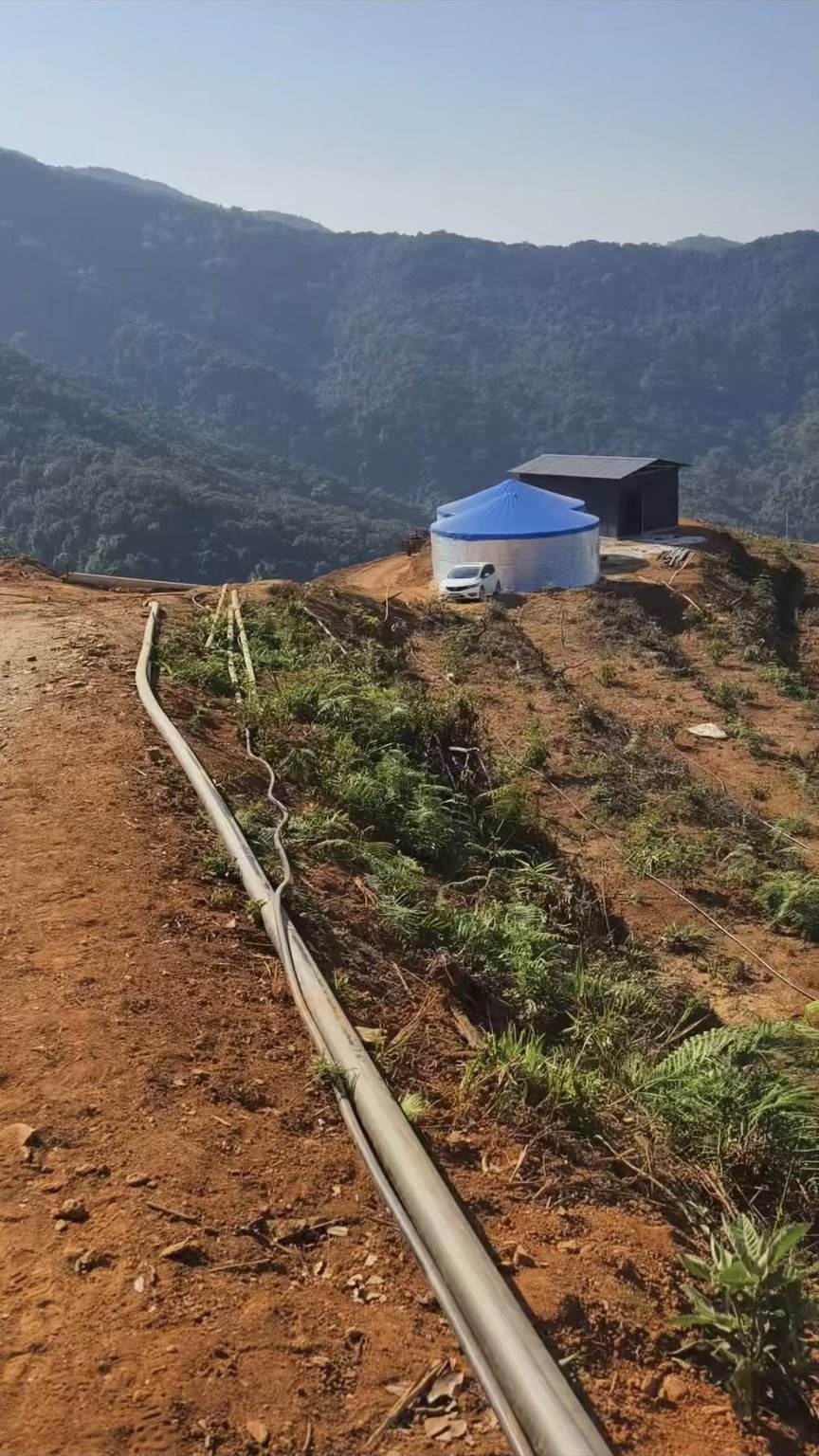 施工前 - 西盟牛油果1200亩山地水肥一体化自动化项目