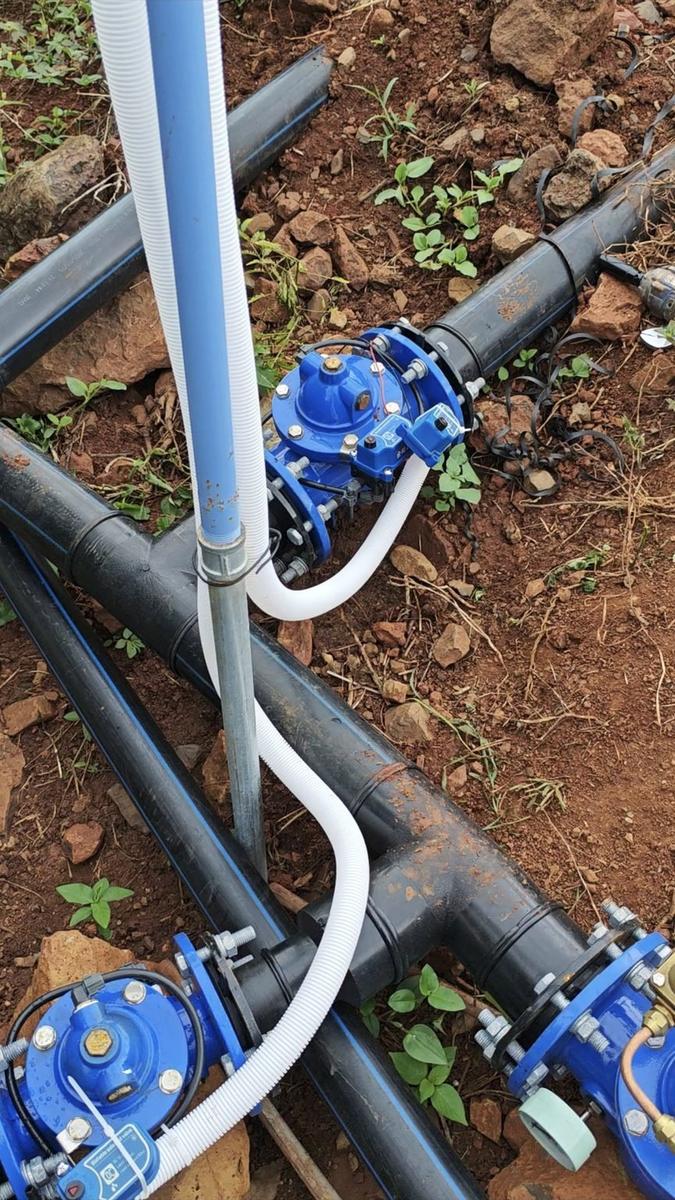 施工现场 - 永胜沃柑500亩山地水肥一体化自动化项目